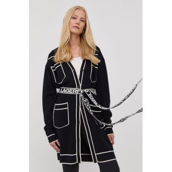 Karl Lagerfeld cardigan din amestec de lana femei, light