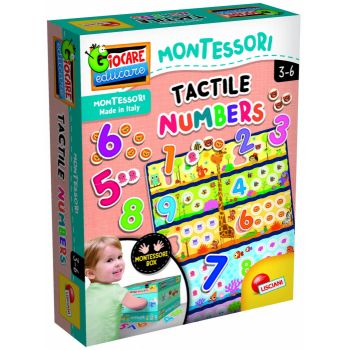 Joc tactil Montessori - Numaram si ne distram, LISCIANI, 2-3 ani +
