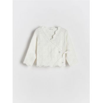 Reserved - BABIES` SWEATER - crem