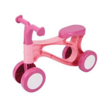 Ride-On copii fara pedale Lena din plastic Roz dimensiune 48x21x34 cm