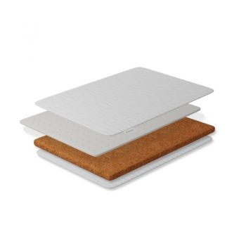 Saltea pentru copii Cocos 6 cm Latex 3 cm cu husa detasabila bumbac cashmere 120x60x10 cm