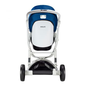 Carucior Bebumi Space 3 in 1 Blue cadru alb