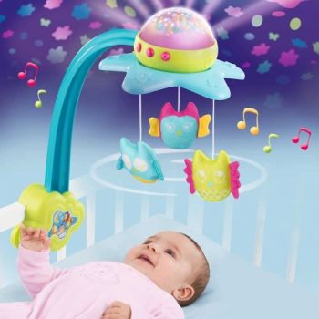 Carusel muzical Smoby Cotoons Star 2 in 1