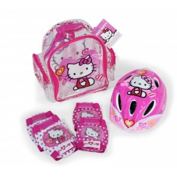 Set protectii bicicleta trotineta Saica Hello Kitty