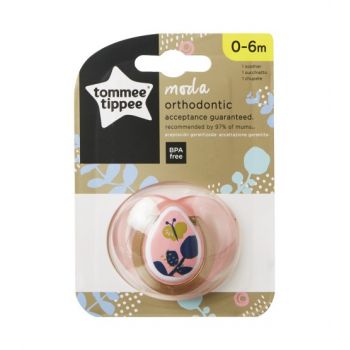 Suzeta ortodontica Moda Tommee Tippee lila 0-6 luni