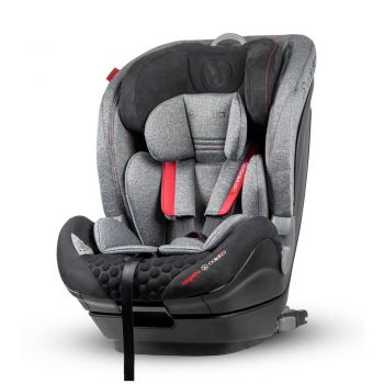 Scaun auto Impero cu Isofix si Top Tether 9-36 Kg Grey Coletto