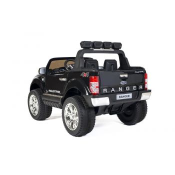 Masinuta electrica Ford Ranger Wildtruck 12V cu scaun de piele Black