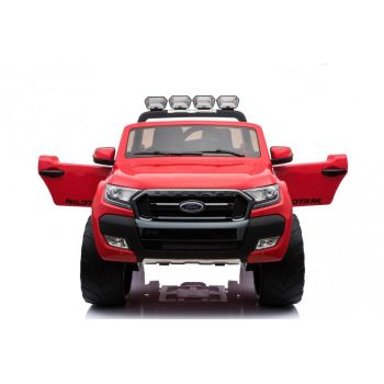 Masinuta electrica Ford Ranger Wildtruck 12V cu scaun de piele Red