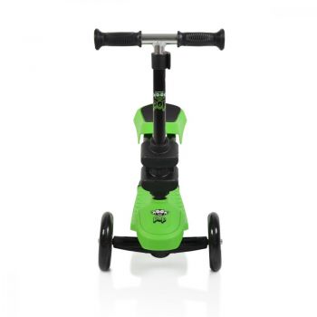 Trotineta multifunctionala 2 in 1 cu lumini Pop Green ieftina