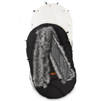 Sac de iarna Sensillo Eskimo Polar 100x46 cm Negru