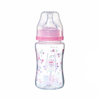 Biberon anti-colici Baby Ono cu tetina din silicon 240 ml 0 luni+