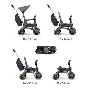 Tricicleta Liki Trike S5 Nitro Black