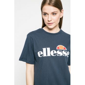 Ellesse tricou din bumbac culoarea albastru marin SGS03237-White