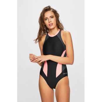 Aqua Speed costum de baie dintr-o bucată Nina culoarea negru, cupa moale