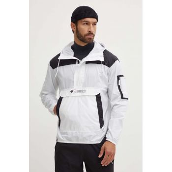 Columbia windbreaker TERREX Challenger culoarea alb, de tranziție 1714291