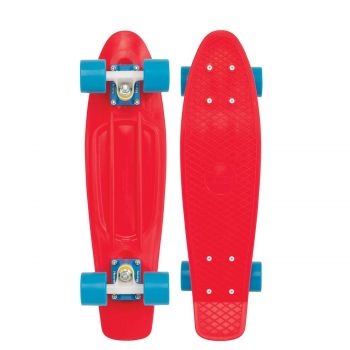 Skateboard red blue 27