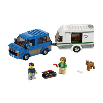 Van and caravan