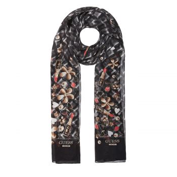 Darin silk scarf denim