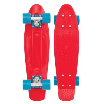 Skateboard red blue 22''