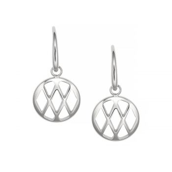 Jf02722040 earrings diamond-shaped disc