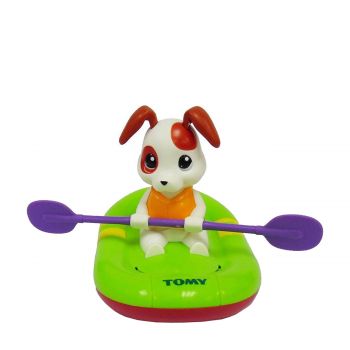 Paddling puppy floating boat toy