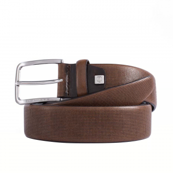 Belt in printed leather