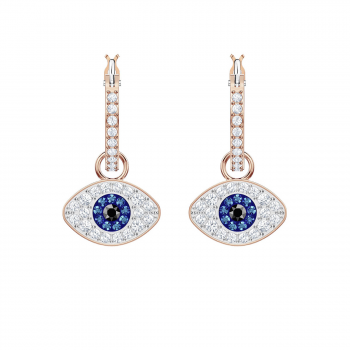 Duo evil eye hoop pierced earrings 5425857