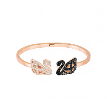 Facet swan bangle