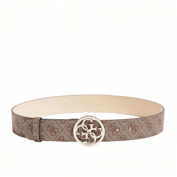 Kathryn logo print belt l