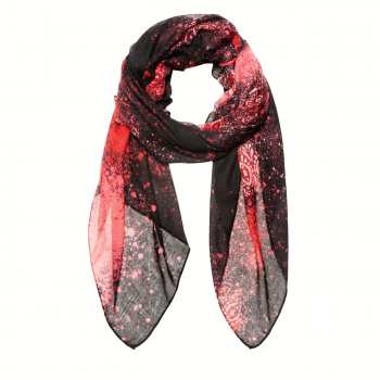 Spray dots rectangle scarf