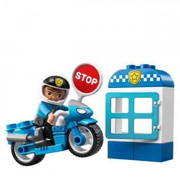 Duplo police bike