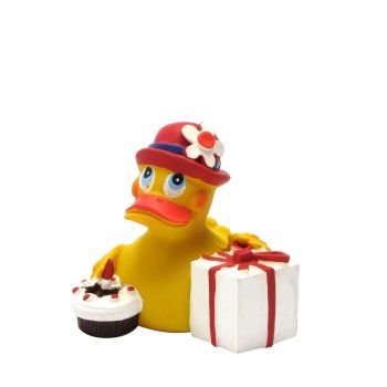 Happy birthday latex rubber duck