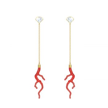 Shell coral pierced earrings 5520662