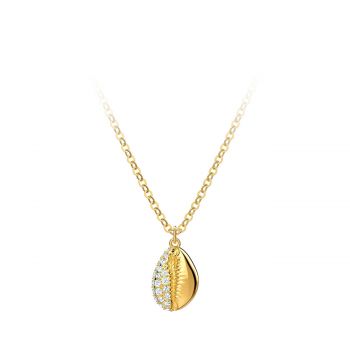 Shell pave pendant 5522886