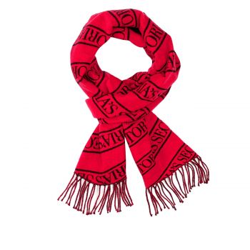 Woven logo scarf - one size