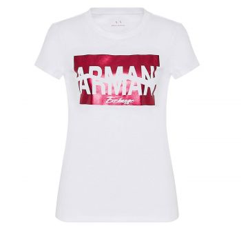SLIM-FIT T-SHIRT WITH CONTRAST PRINT L
