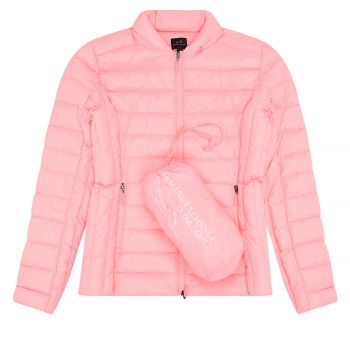 Lightweight quilted puffer jacket l