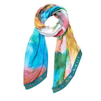 Watercolour effect foulard