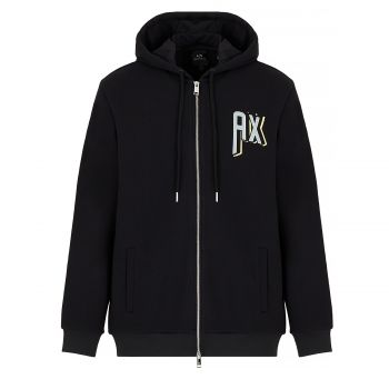 Hooded cardigan sweatshirt l