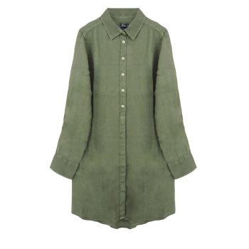 Loraine long shirt military l