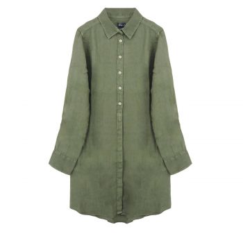 LORAINE LONG SHIRT MILITARY L