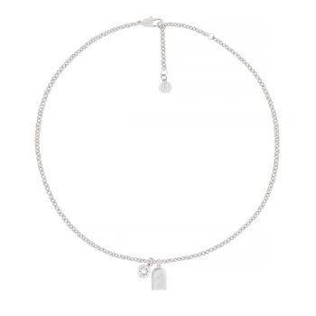 New crystal necklace color silver