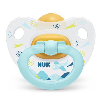 Suzeta Nuk Happy Kids Latex M3 Bleu 18-36 luni