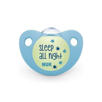 Suzeta Nuk Night Day Silicon M2 Bleu 6-18 luni