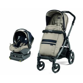 Carucior 2 in 1 Peg Perego Book  51 Titania i-Size Luxe Ecru 0 - 22 kg