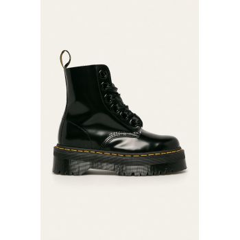 Dr Martens bocanci de piele 24861001-Black