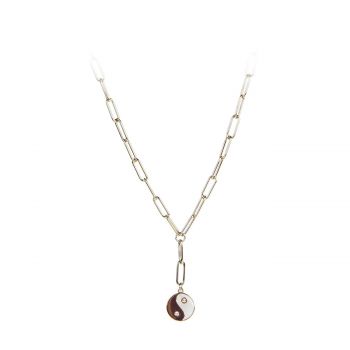 Yin-yang y-necklace n00030g750