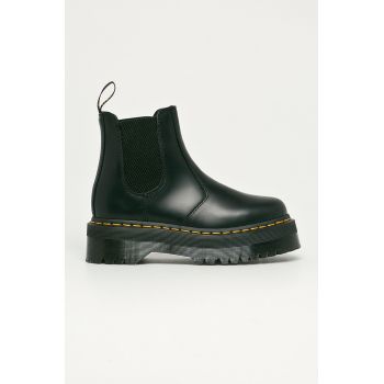 Dr. Martens ghete Chelsea de piele 2976 Quad DM24687001.Quad-BLACK