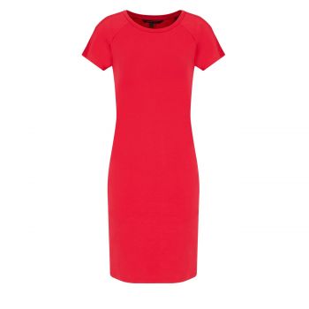 Mixed-cotton sheath dress m