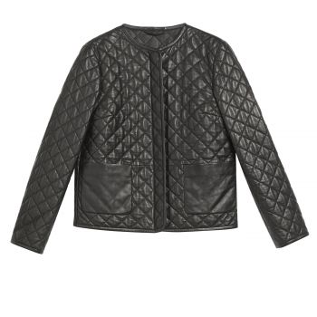 Lazio quilted leather jacket 38